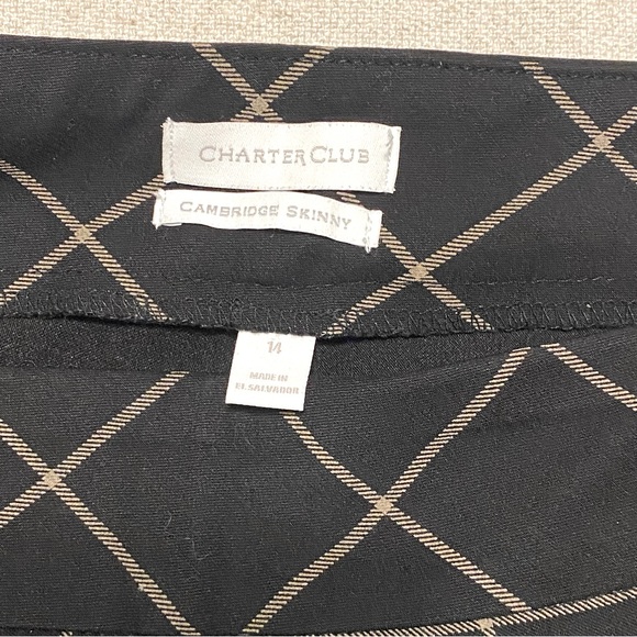 Charter Club Cambridge Skinny Pnts - Picture 3 of 4